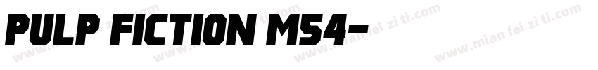 Pulp Fiction M54字体转换